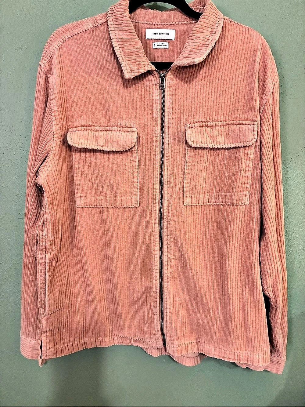 Urban Outfitters Corduroy Utility Jacket Pink Large